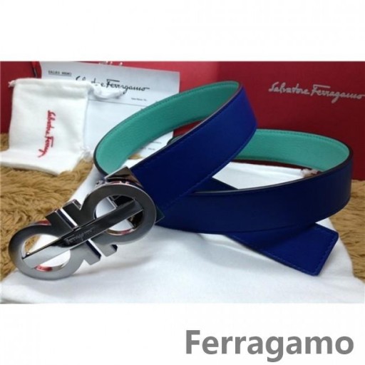 Ferragamo Adjustable Gancio Vara Buckle Belt In 85CM-105CM Sizes MW160