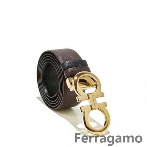 Salvatore Ferragamo Large Double Gancio Belt Sale SFS-UU238