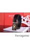 Ferragamo Gentle Monster leather belt with double gancini buckle GM145