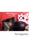 Ferragamo Gentle Monster leather belt with double gancini buckle GM145
