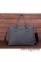 Ferragamo Grained Briefcase Grey Bag TH-S908