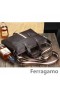 Ferragamo Handbag Messenger Pebble Grained Calfskin TH-S904