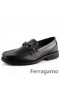 Ferragamo Master Loafer Shoes Black