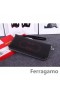 Ferragamo zip around wallet black&red online