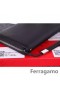 Ferragamo zip around wallet black&red online