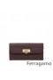 Salvatore Ferragamo Gancio Bar Continental Wallet SFS-UU295