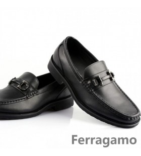 Ferragamo Master Loafer Shoes Black
