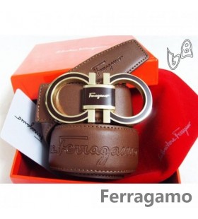 Ferragamo Adjustable Gancio Vara Buckle Belt In 85CM-105CM Sizes MW190