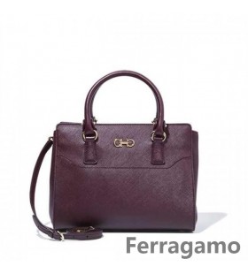 Salvatore Ferragamo Double Gancio Small Tote Sale Online SFS-UU211