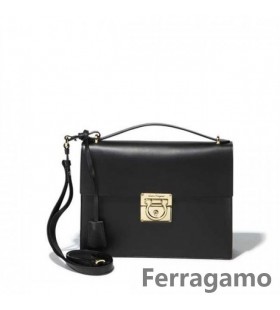 Salvatore Ferragamo Gancio Lock Shoulder Bag Sale Online SFS-UU170
