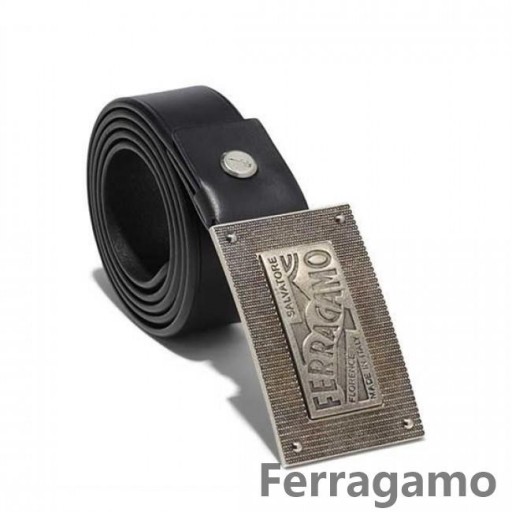 Salvatore Ferragamo Assinatura Placa Cinto Venda BF-U118