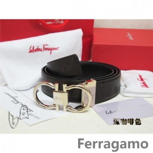 Ferragamo Ajustável Gancio Vara, Cinto de Fivela Na 85CM-105CM Tamanhos MW060