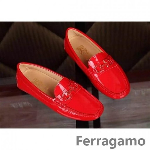 Ferragamo Gancio Bits Driver Sapato 016