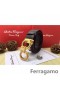 Ferragamo Suave Monstro cinto de couro com duplo gancini fivela GM140