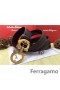 Ferragamo Suave Monstro cinto de couro com duplo gancini fivela GM140