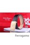 Ferragamo Suave Monstro cinto de couro com duplo gancini fivela GM141
