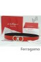 Ferragamo Ajustável Gancio Vara, Cinto de Fivela Na 85CM-105CM Tamanhos MW105