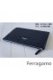 Ferragamo bolsa carteira azul marinho de alta qualidade