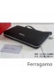 Ferragamo zip em torno de carteira preto-Venda