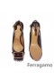 Salvatore Ferragamo Enfeite Fivela Slingback Sandálias SF-R801