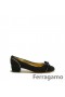 Salvatore Ferragamo Vara Com Tubulação de Contraste SF-R784