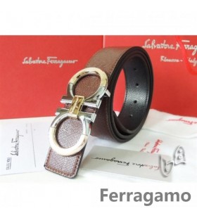 Ferragamo Ajustável Gancio Vara, Cinto de Fivela Na 85CM-105CM Tamanhos MW135