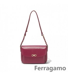 Salvatore Ferragamo Duplo Gancio Saco de Ombro Venda On-line de busca de site catalogado-UU173