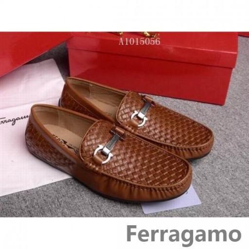 Ferragamo alkalmi cipő, sötét barna 174