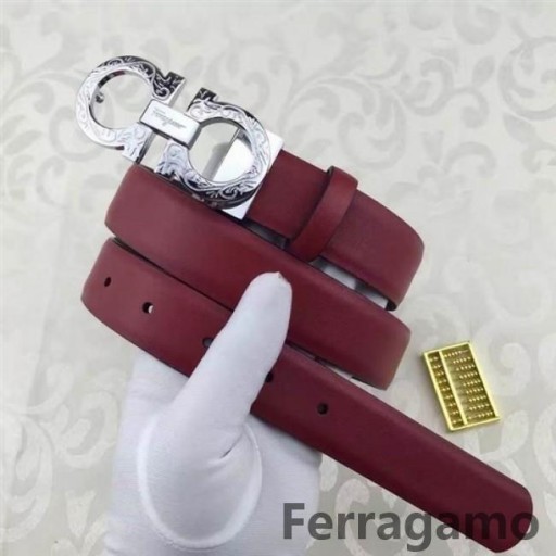 Ferragamo eredeti kiadás állítható borjúbőr bőr gancini öv OE003