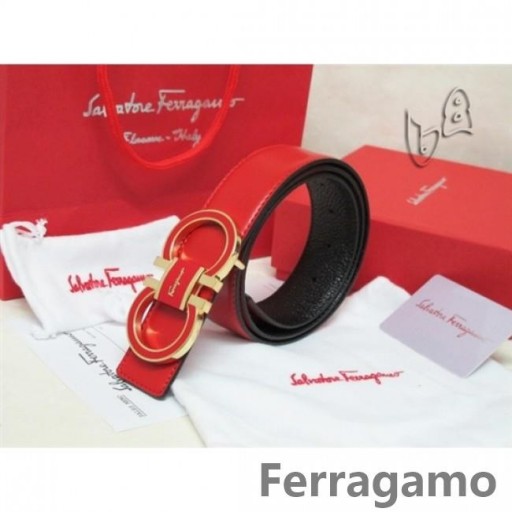 Ferragamo Állítható Gancio Vara Csatos Öv A 85 CM-105CM Méretben MW137