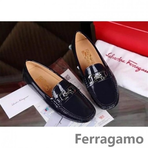 Ferragamo Gancio Kicsit Vezető Cipő 023