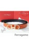 Ferragamo Állítható Gancio Vara Csatos Öv A 85 CM-105CM Méretben MW046