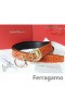 Ferragamo Állítható Gancio Vara Csatos Öv A 85 CM-105CM Méretben MW046
