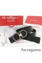 Ferragamo Állítható Gancio Vara Csatos Öv A 85 CM-105CM Méretben MW107