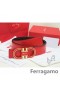 Ferragamo Állítható Gancio Vara Csatos Öv A 85 CM-105CM Méretben MW137