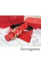 Ferragamo Állítható Gancio Vara Csatos Öv A 85 CM-105CM Méretben MW137