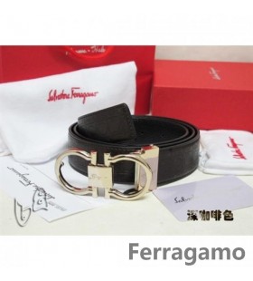 Ferragamo Állítható Gancio Vara Csatos Öv A 85 CM-105CM Méretben MW060