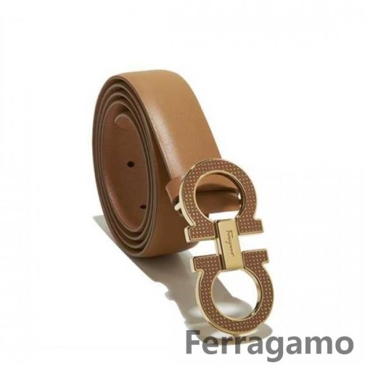 Salvatore Ferragamo Mheán Enameled Dúbailte Gancio Crios Díol STS-UU226