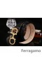 Ferragamo Milis Ollphéist leathar crios le dúbailte gancini búcla GM069