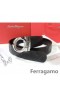 Ferragamo Adjustable Gancio Vara Buckle Chreasa I 85CM-105CM Méideanna MW038