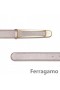 Salvatore Ferragamo Mheán Elongated Búcla Crios Díol STS-UU227