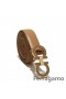 Salvatore Ferragamo Mheán Enameled Dúbailte Gancio Crios Díol STS-UU226