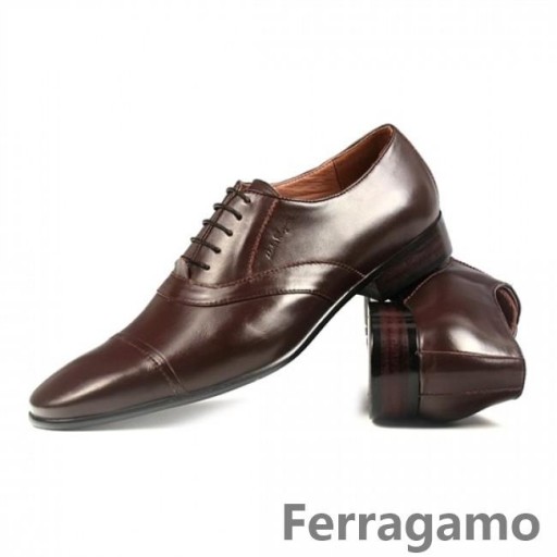 Ferragamo Hickory In Pelle Ariston Oxfords