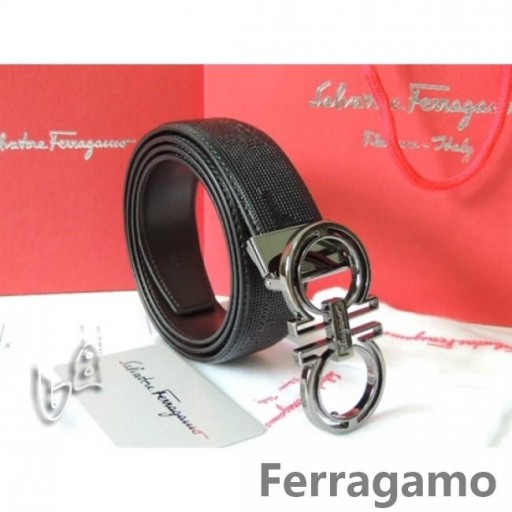 Ferragamo Regolabile Gancio Vara Cintura con Fibbia In 85CM-105CM Dimensioni MW035