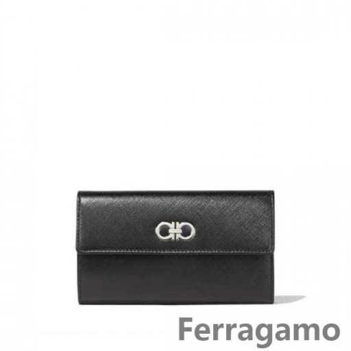 Salvatore Ferragamo Doppio Gancio Continentale Portafoglio SFS-UU308