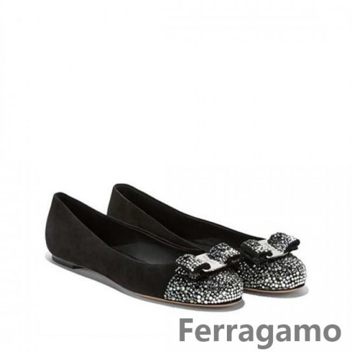 Salvatore Ferragamo Ballerine con lacci Tacco Piatto 1 Cm SF-R780