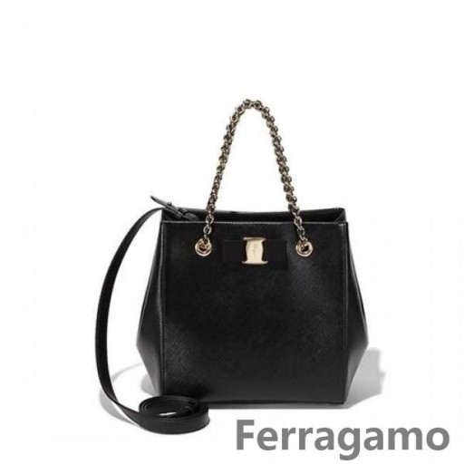 Salvatore Ferragamo Piccolo Vara Bow Shoulder Tote Vendita Online SFS-UU192
