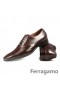 Ferragamo Hickory In Pelle Ariston Oxfords