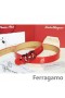 Ferragamo Regolabile Gancio Vara Cintura con Fibbia In 85CM-105CM Dimensioni MW086