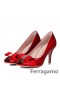 Ferragamo tacco alto in rosso 251